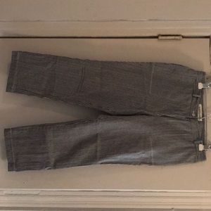 Trademark pinstripe denim pant